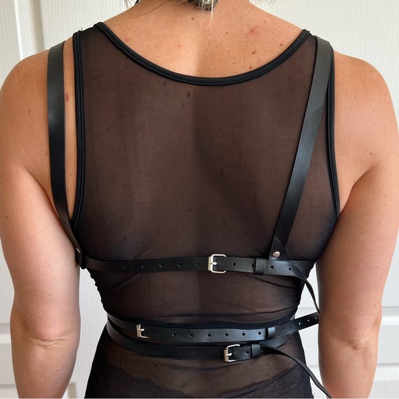 Strappy bra harness top - Picture 6 of 7